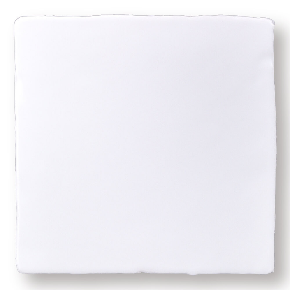 スペインタイル ホワイト（無地釉薬）