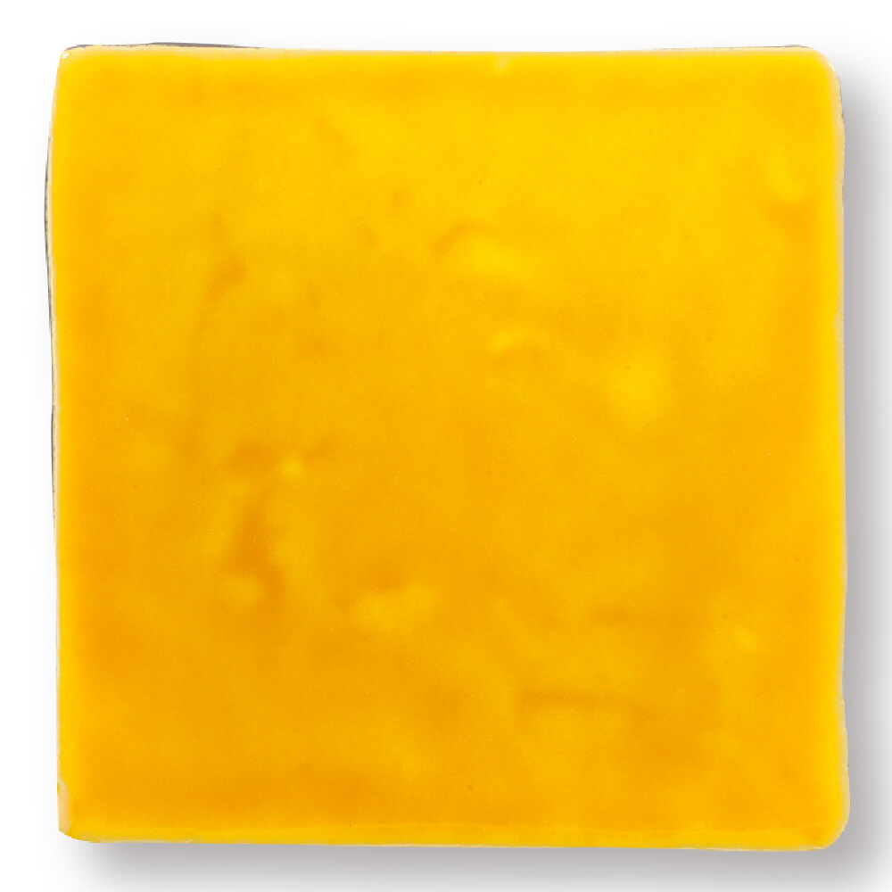 スペインタイル イエロー（無地釉薬）