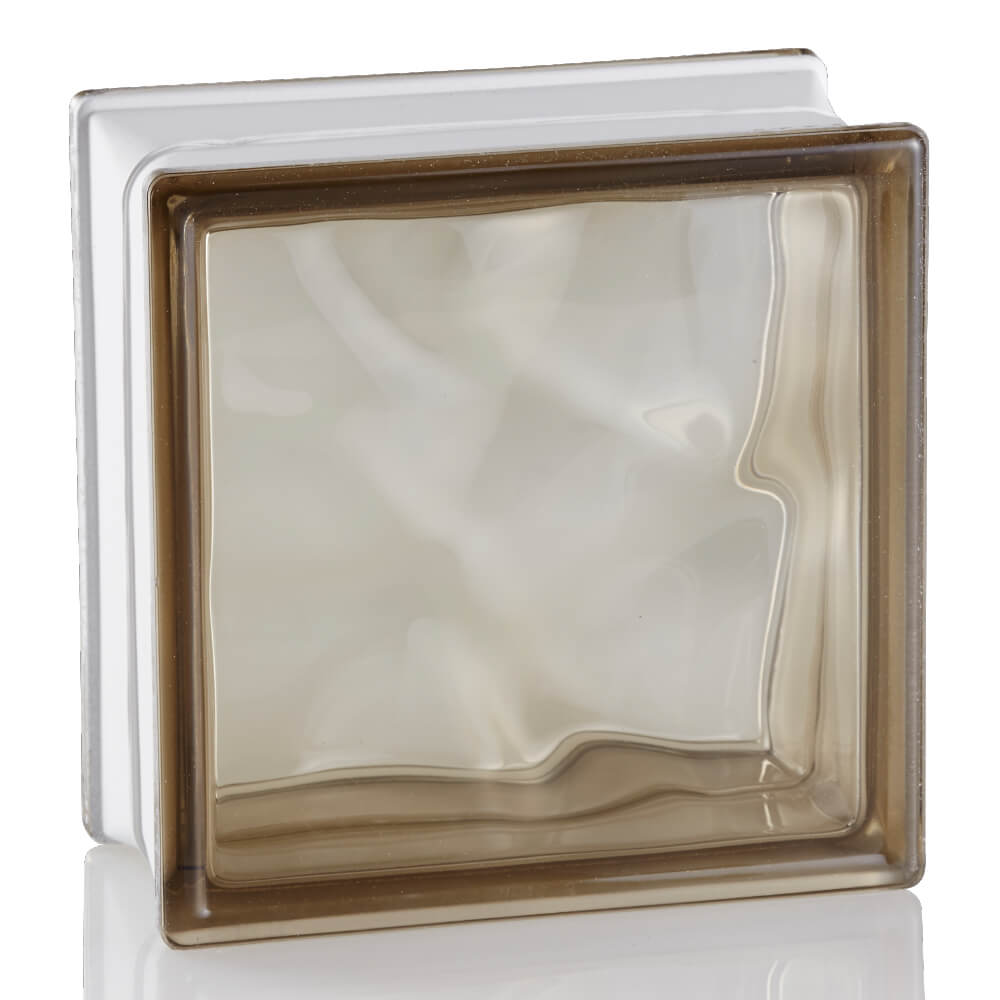 ガラスブロック クリスタルブラウン1910