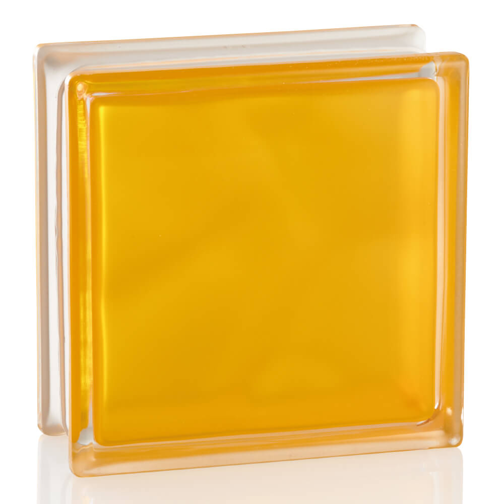 ガラスブロック サンフラワー スモーク(両曇り)