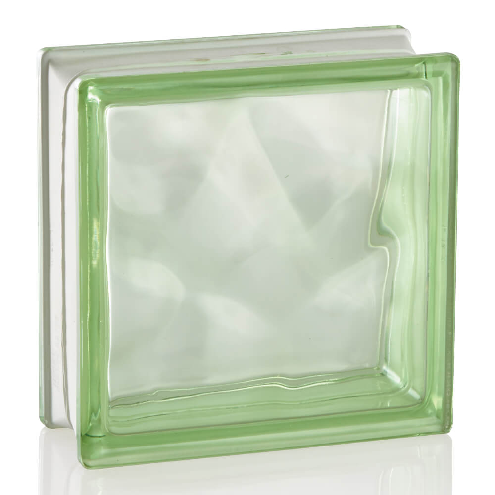 ガラスブロック クリスタル グリーン