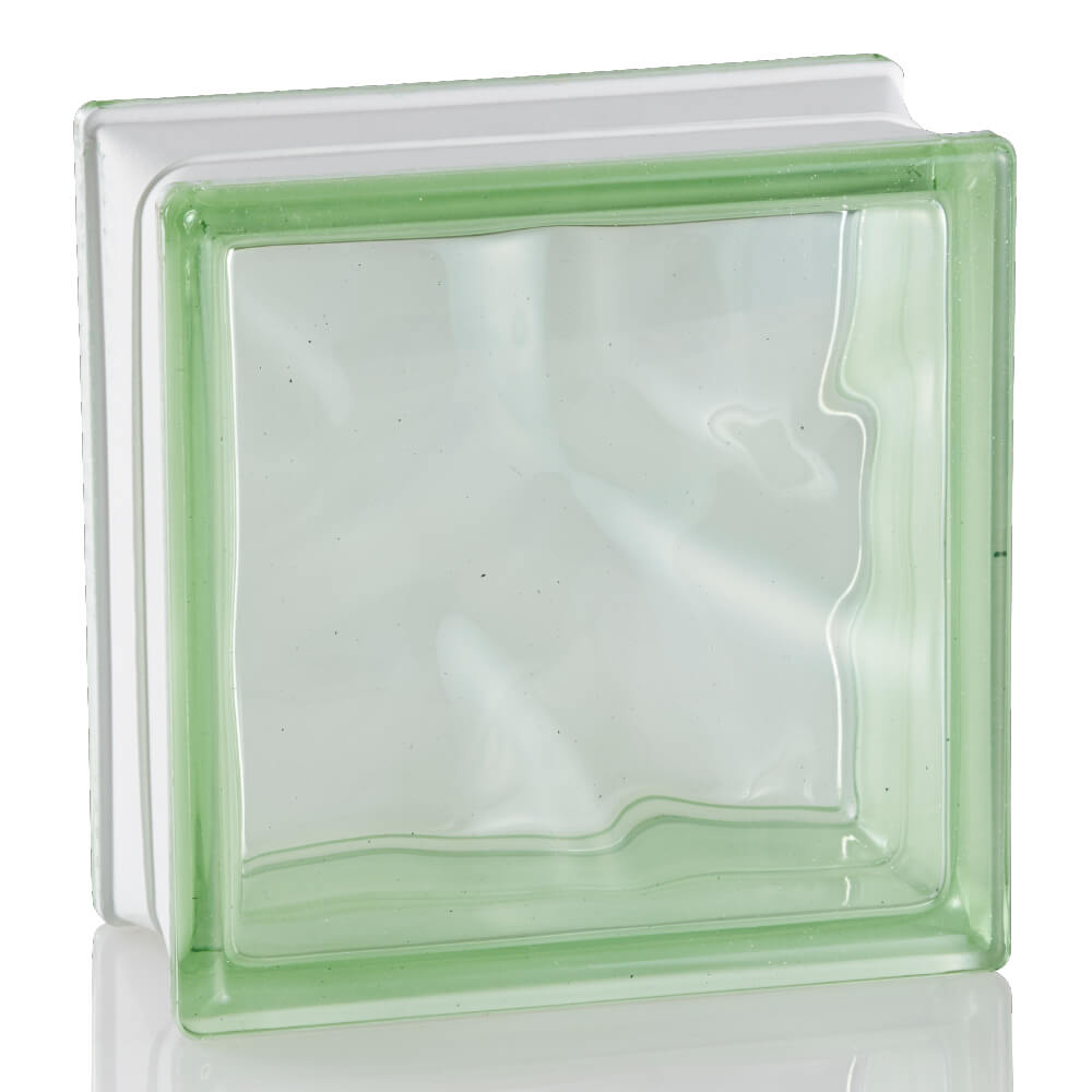 ガラスブロック クリスタルグリーン1910
