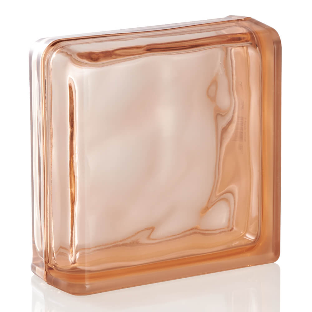 ガラスブロック ブライトピンク2面