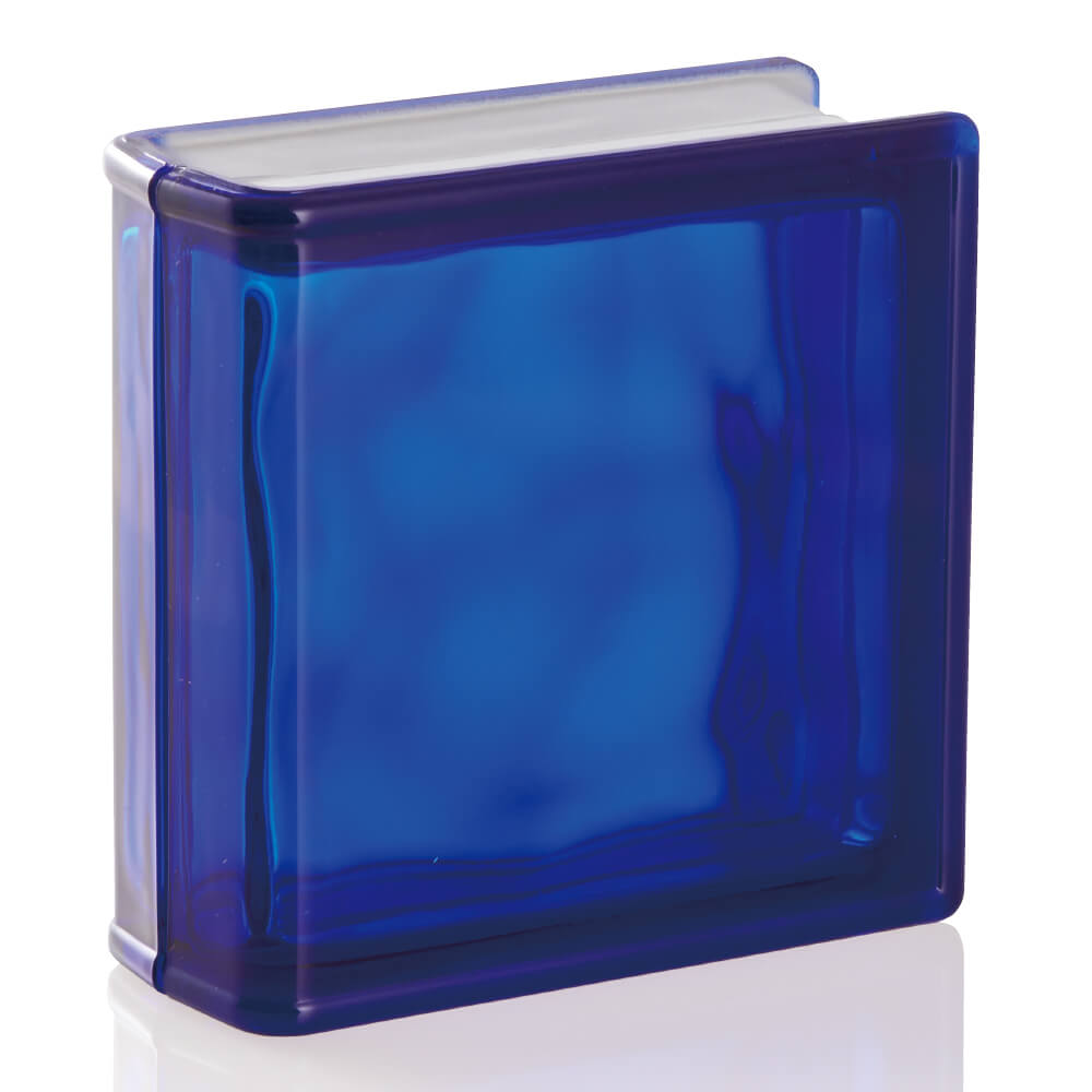 ガラスブロック ブライトコバルトブルー1面