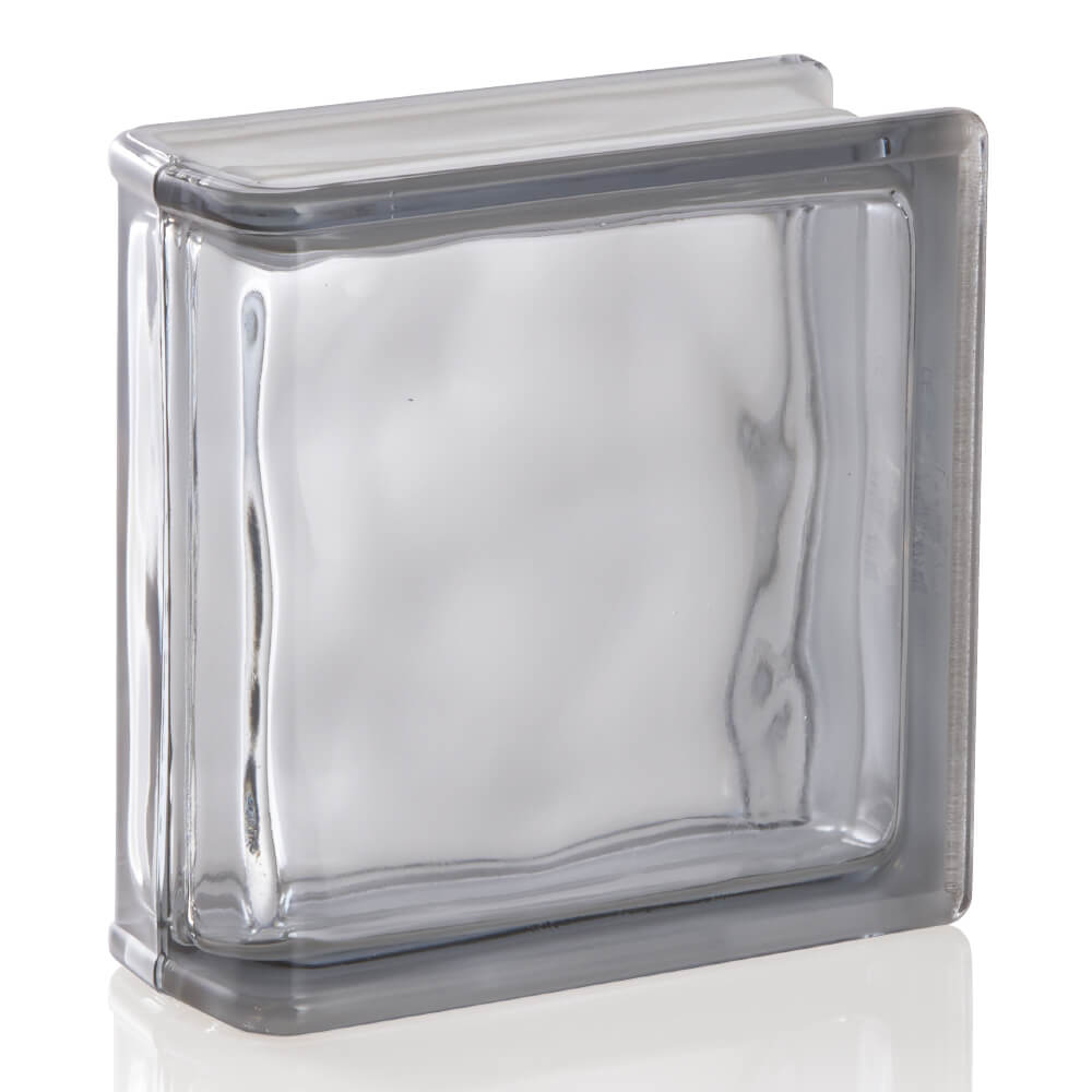 ガラスブロック ブライトグレー1面