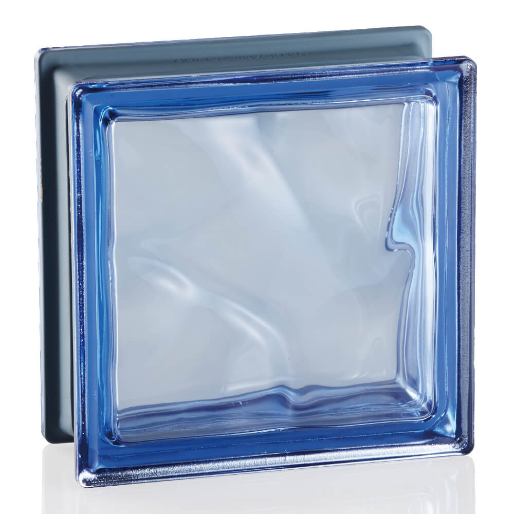 ガラスブロック コバルトブルーメタリック1908