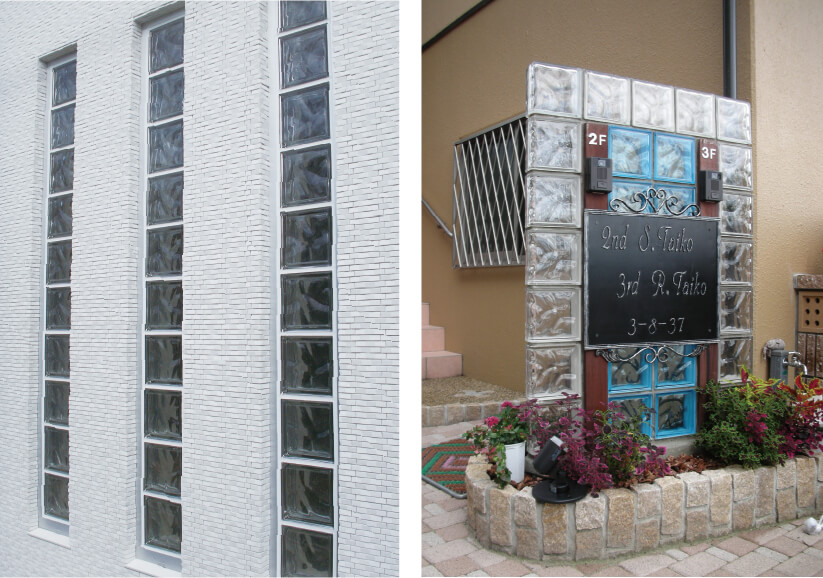 ガラスブロック施工例