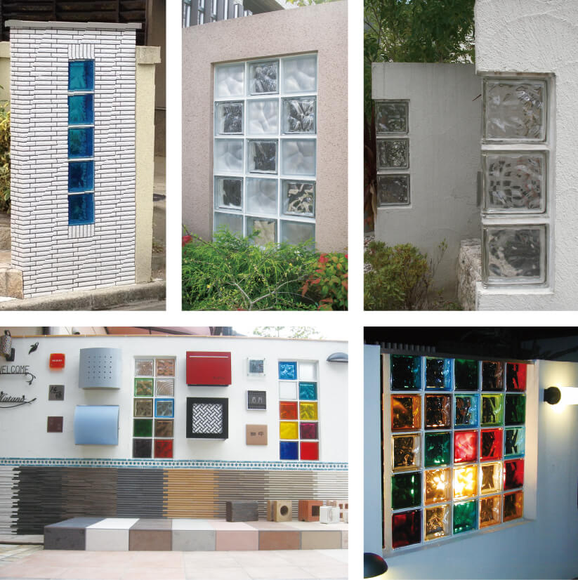 ガラスブロック施工例