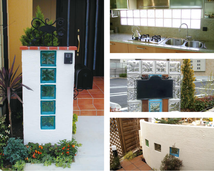 ガラスブロック施工例