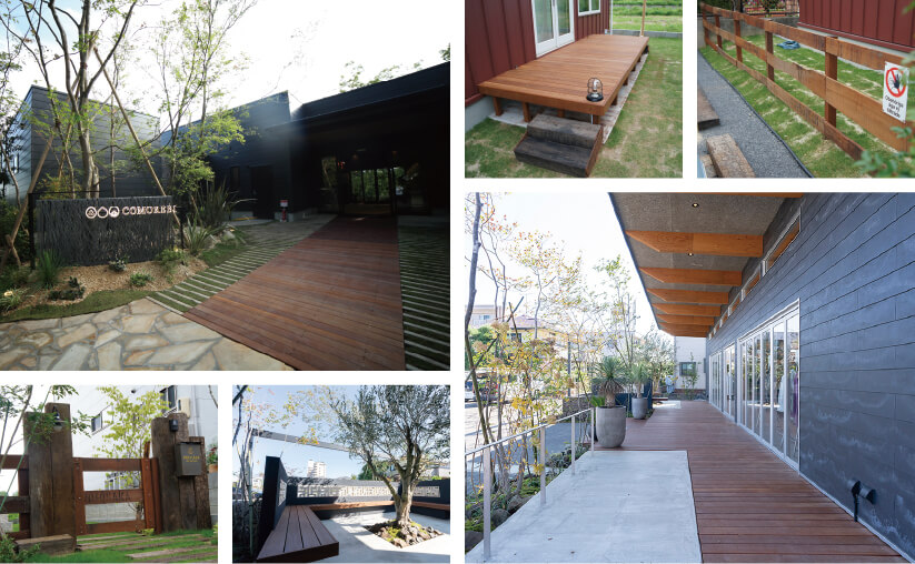 ウリンデッキ施工例