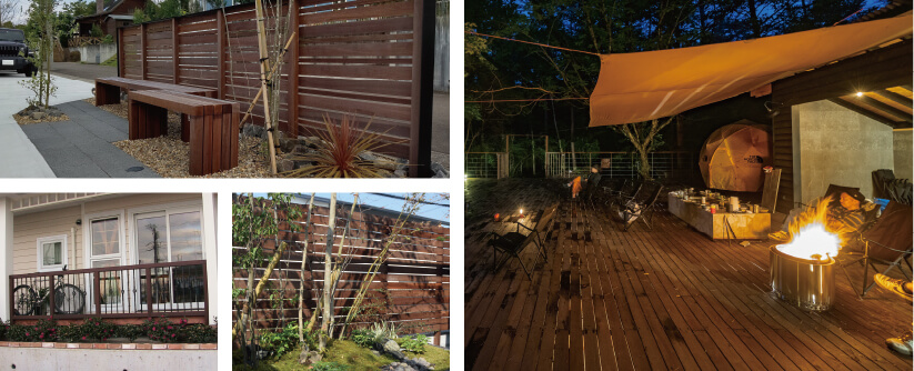 ウリンデッキ施工例