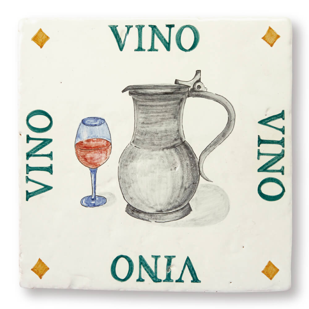 ティピカルスパニッシュデザインタイル ヴィーノ(手書き)