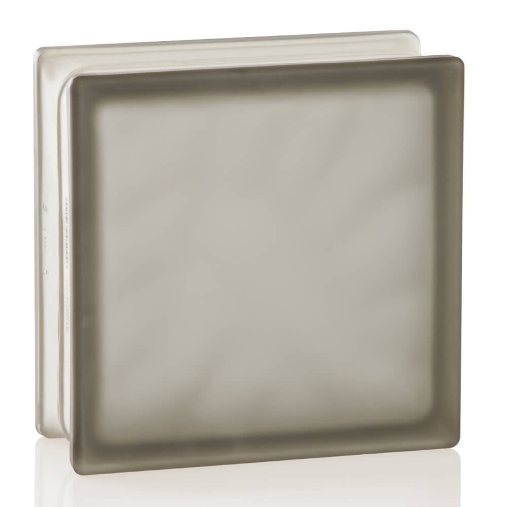 ガラスブロック サハラ グレー(両曇り)